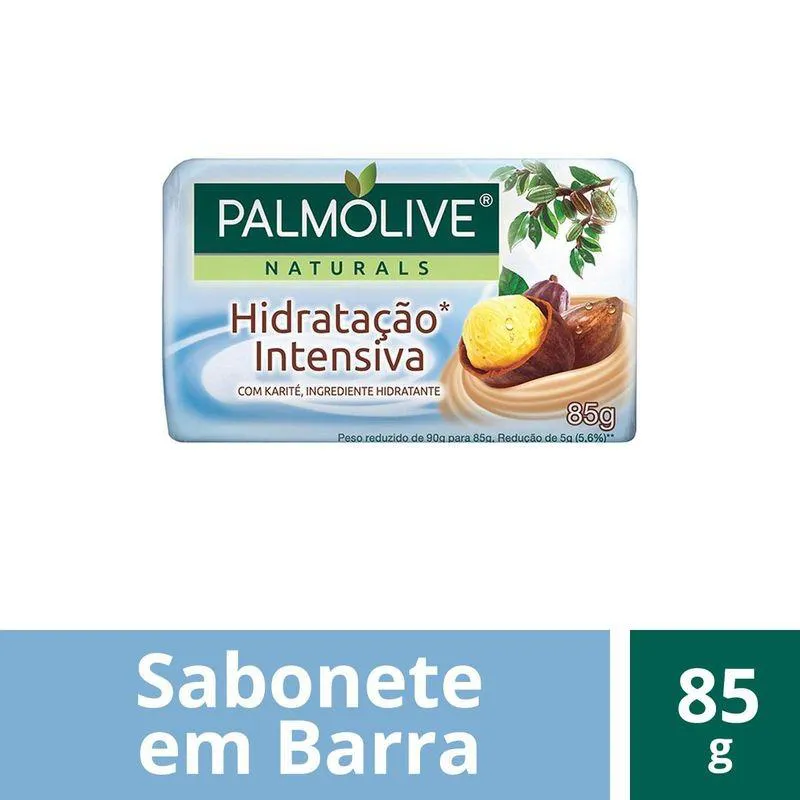 SABONETE EM BARRA PALMOLIVE NATURALS HIDRATAçãO INTENSIVA 85G