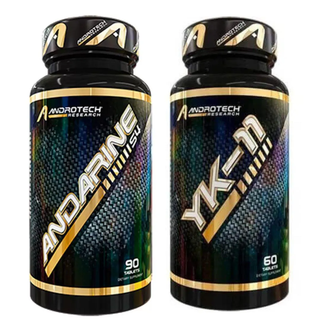 ANDARINE S4 25MG 90CAPS + YK-11 5MG 60CAPS - ANDROTECH