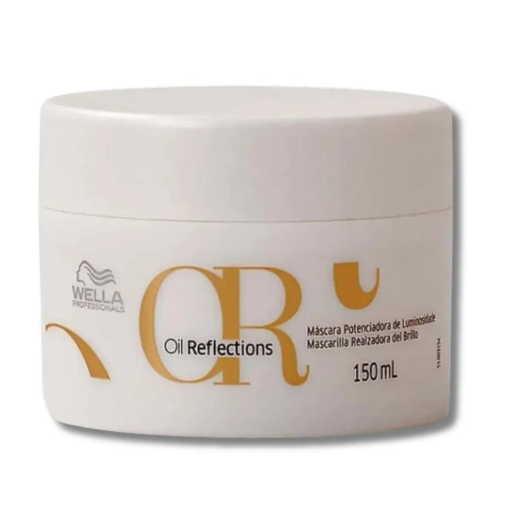 MáSCARA OIL REFLECTIONS WELLA POTENCIADORA DE LUMINOSIDADE 150ML