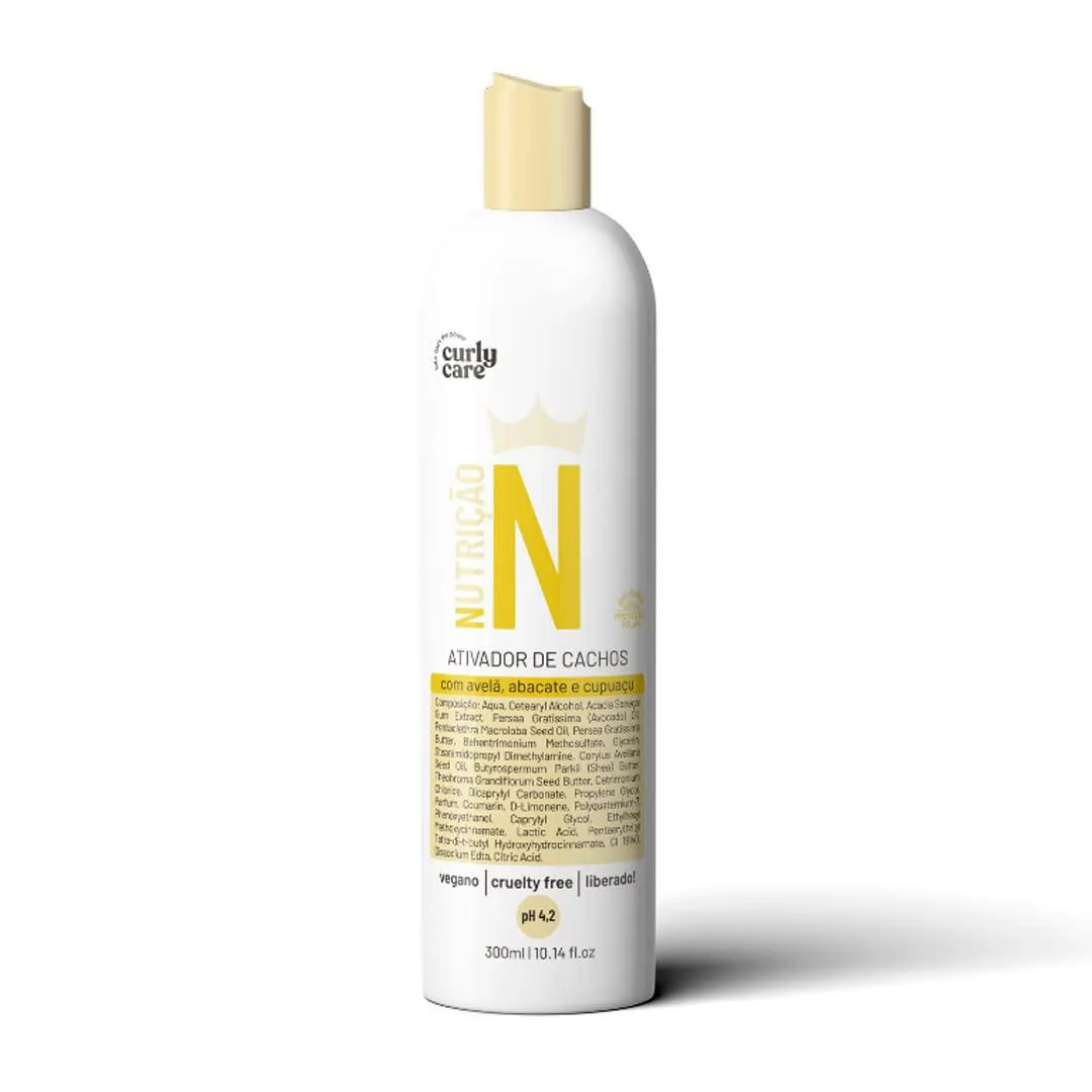ATIVADOR DE CACHOS NUTRITIVO N 300ML CURLY CARE