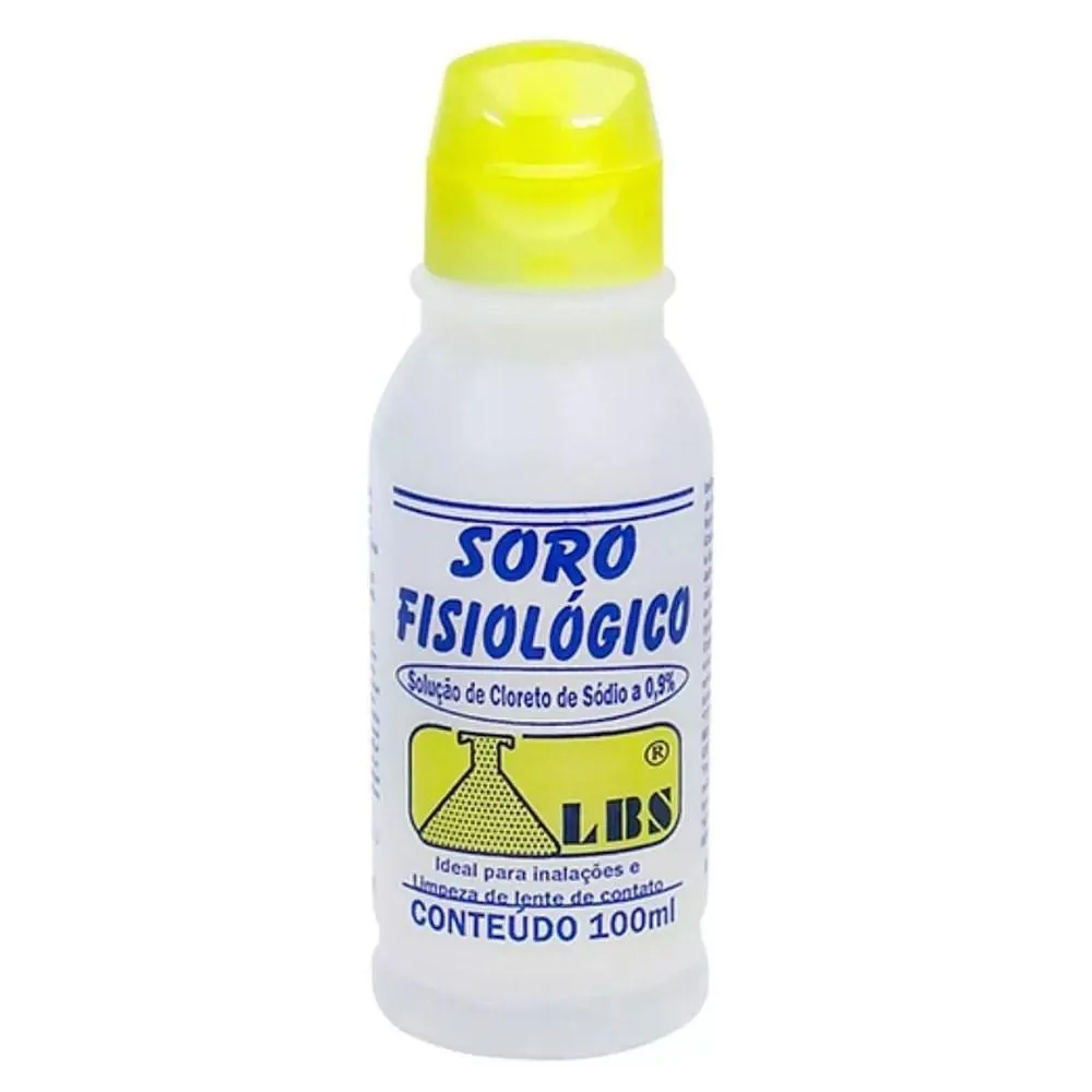 SOLUçãO FISIOLOGICA FRASCO 100ML LBS