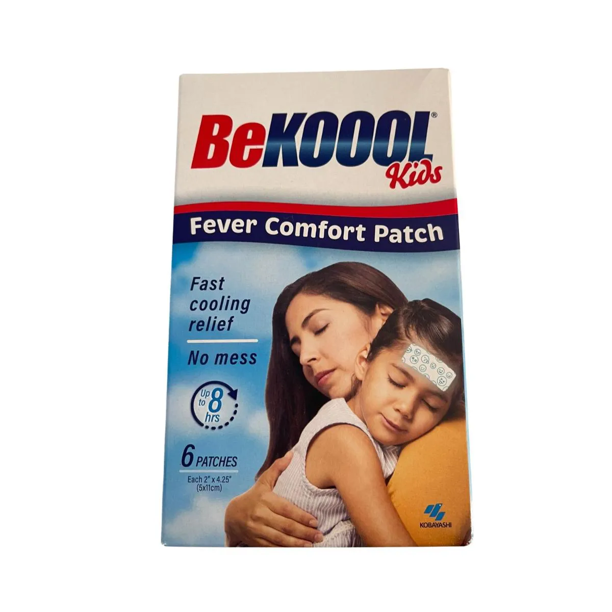 ADESIVOS DE GEL BEKOOOL KIDS PARA ALíVIO DA FEBRE COM 6UN