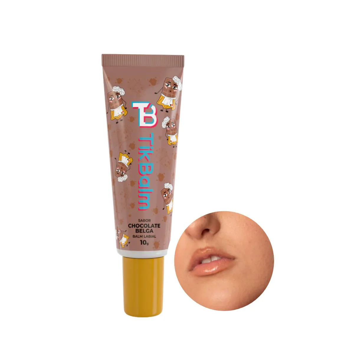 BALM LABIAL TIKBALM SABOR CHOCOLATE BELGA 10G