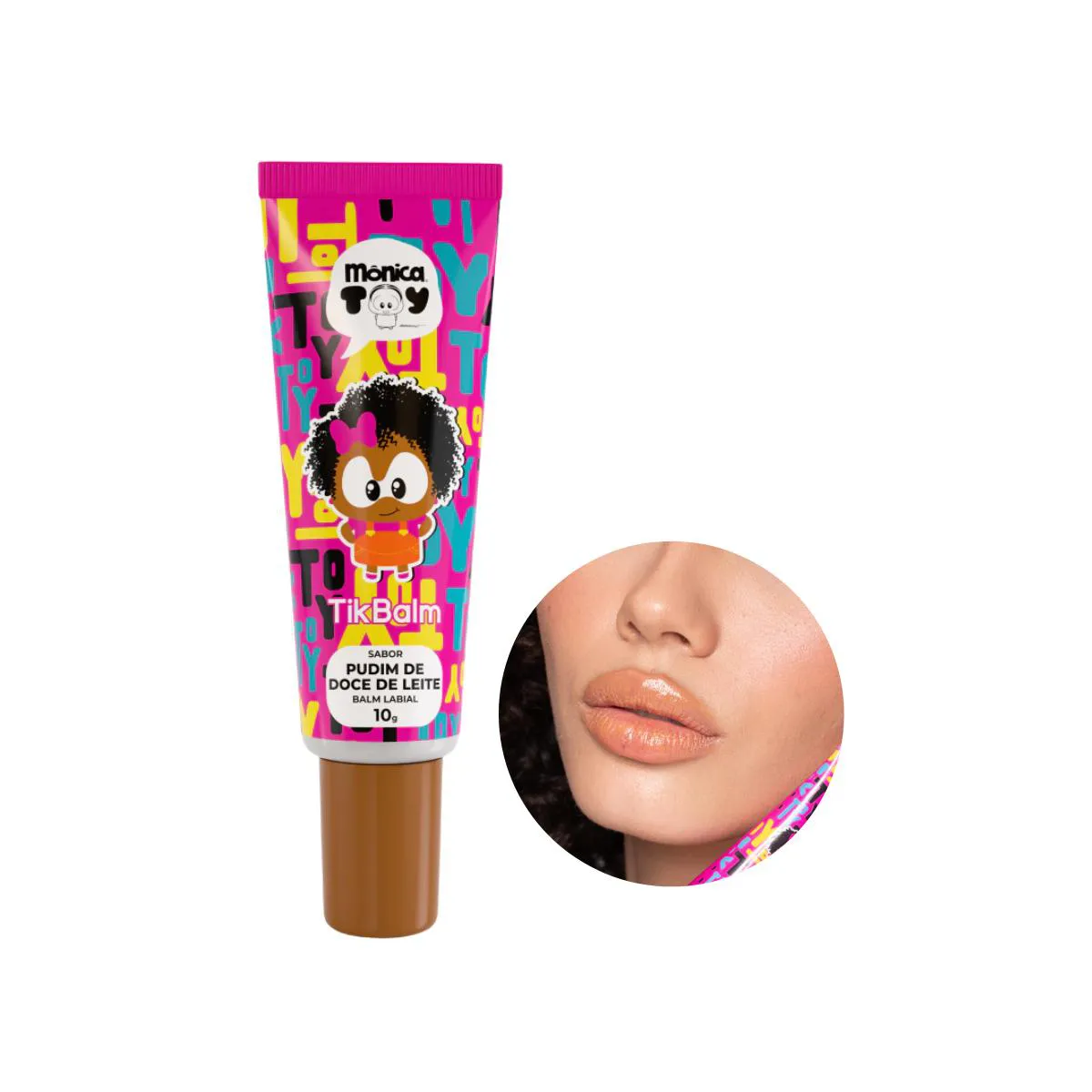 BALM LABIAL TIKBALM SABOR PUDIM DE DOCE DE LEITE 10G