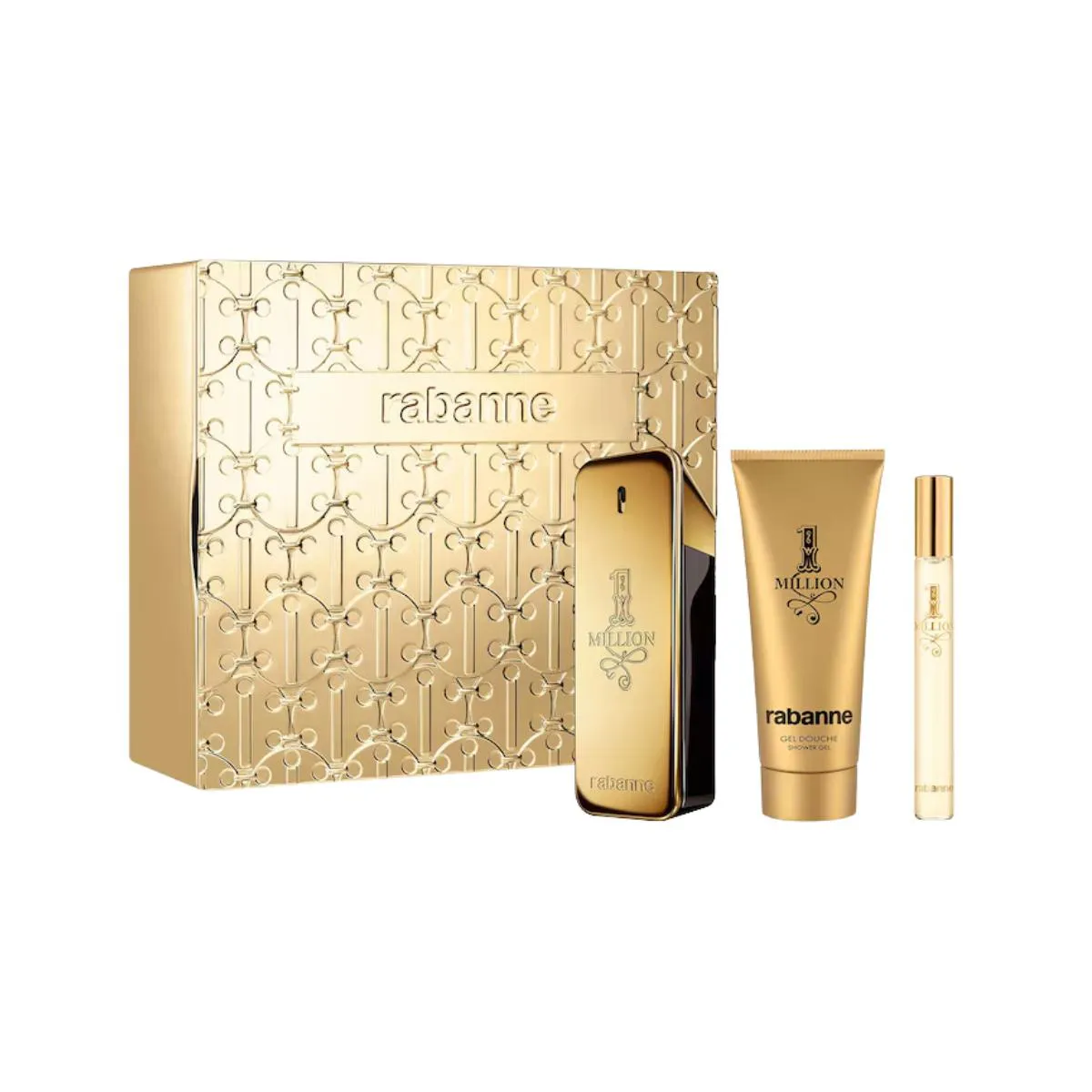 KIT ONE MILLION PERFUME 100ML + SHOWER GEL 100ML + MINI 10ML