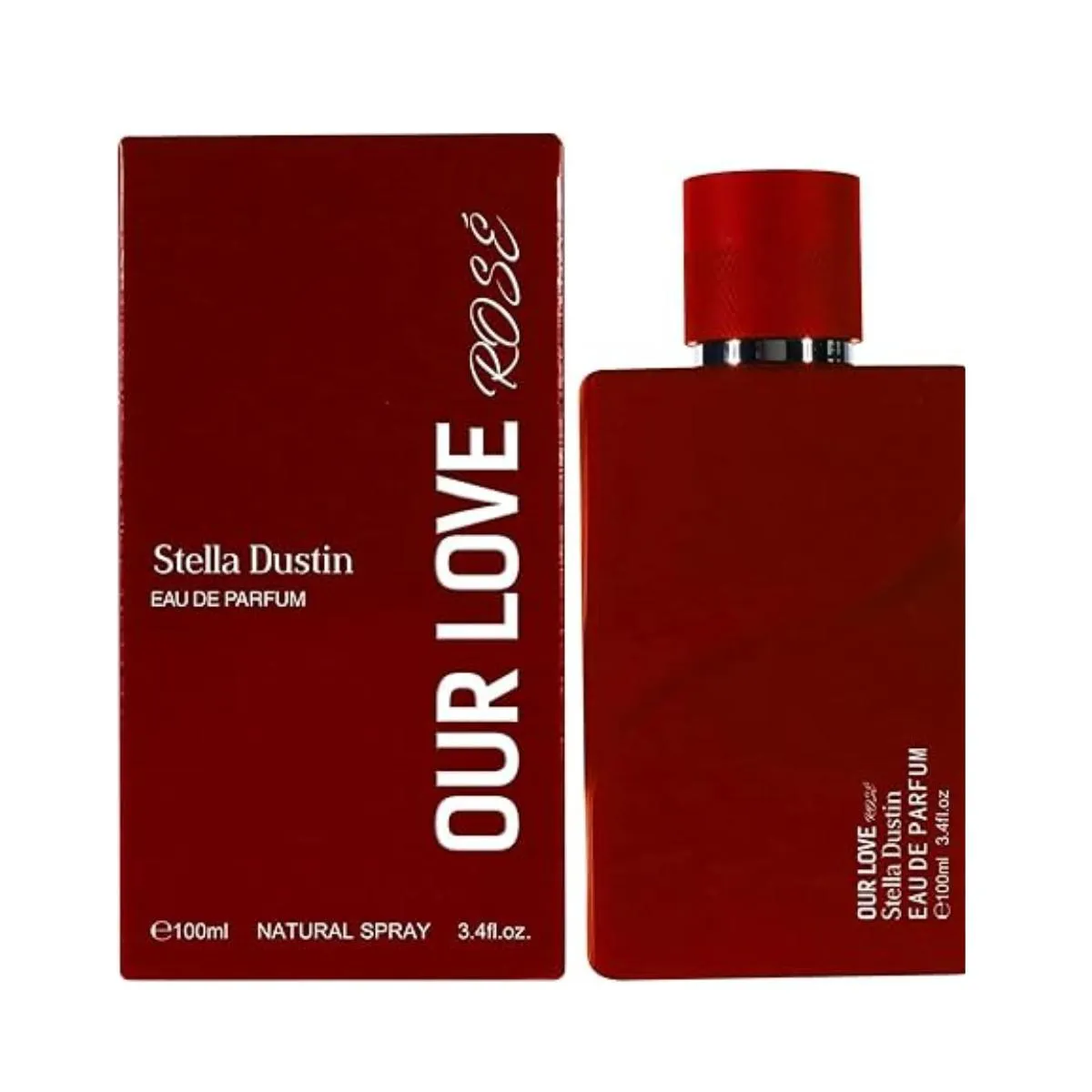 PERFUME FEMININO OUR LOVE ROSE STELLA DUSTIN EDP 100ML