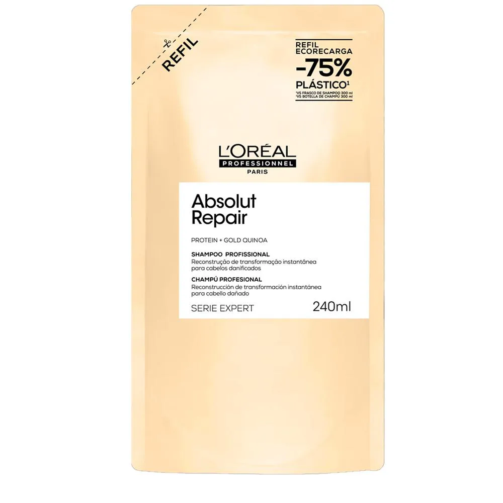 L'ORéAL PROFESSIONNEL ABSOLUT REPAIR REFIL - SHAMPOO 240ML