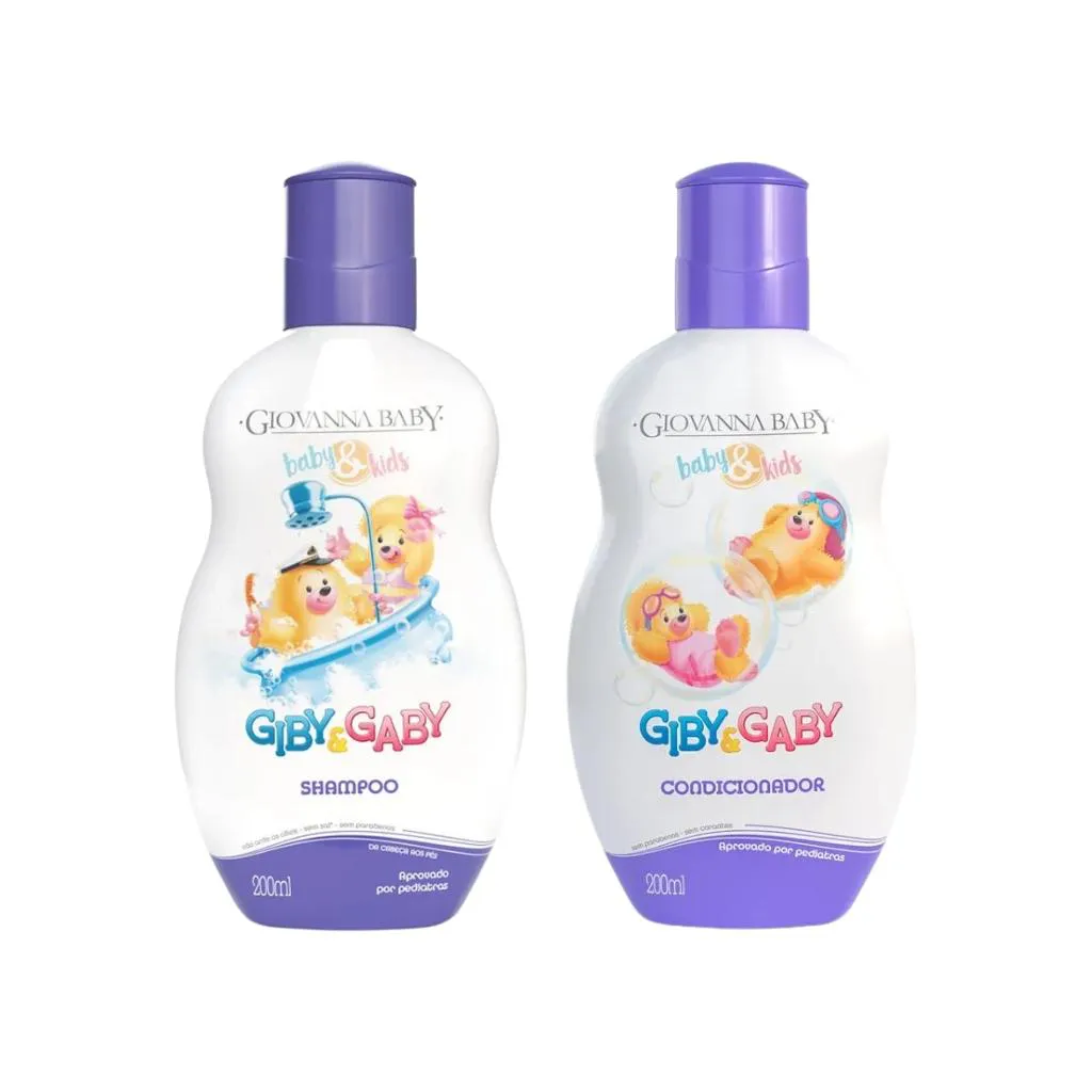 KIT GIOVANNA BABY GIBY SHAMPOO 200ML + CONDICIONADOR 200ML