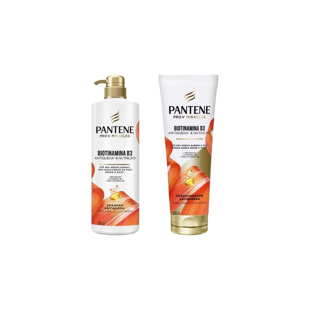 KIT PANTENE BIOTINAMINA SHAMPOO 510ML+COND 250ML