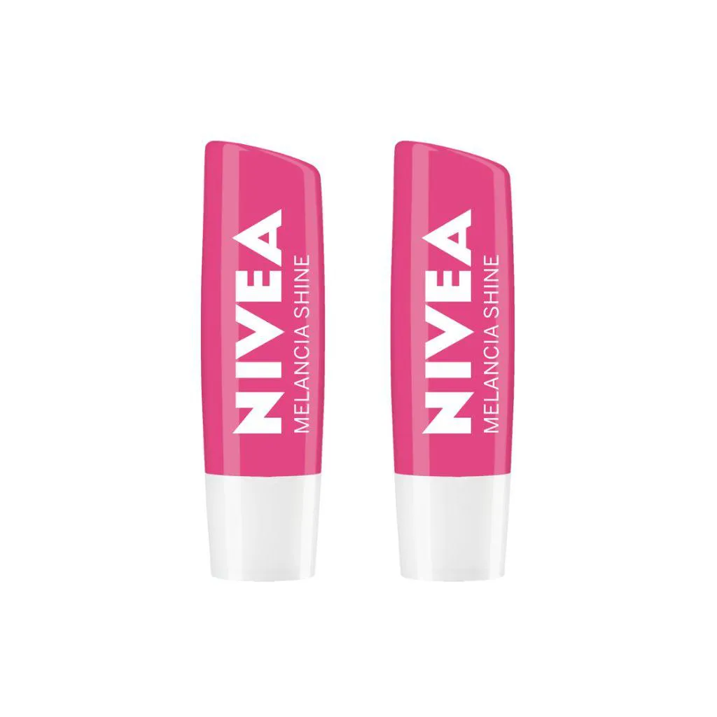 PROTETOR LABIAL NIVEA 4,8G MELANCIA SHINE - KIT C/ 2UN