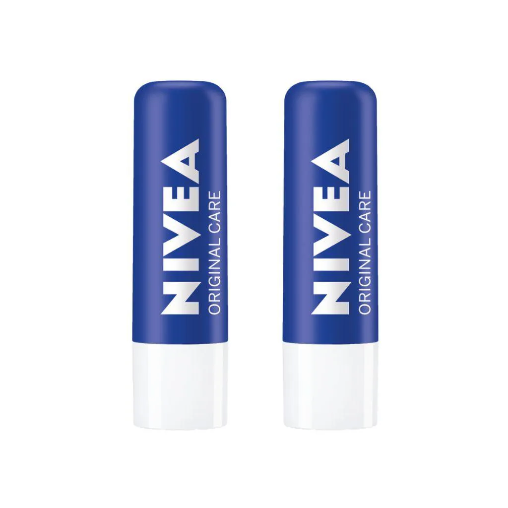 PROTETOR LABIAL NIVEA 4,8G ORIGINAL CARE - KIT C/ 2UN