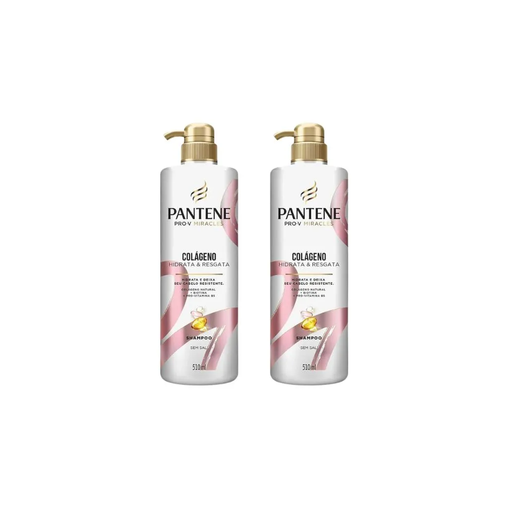 SHAMPOO PANTENE PUMP COLAGENO 510ML-KIT C/2UN