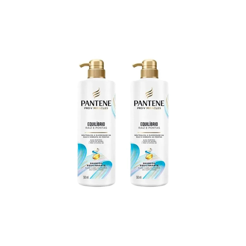 SHAMPOO PANTENE PUMP EQUILIBRIO 510ML-KIT C/2UN