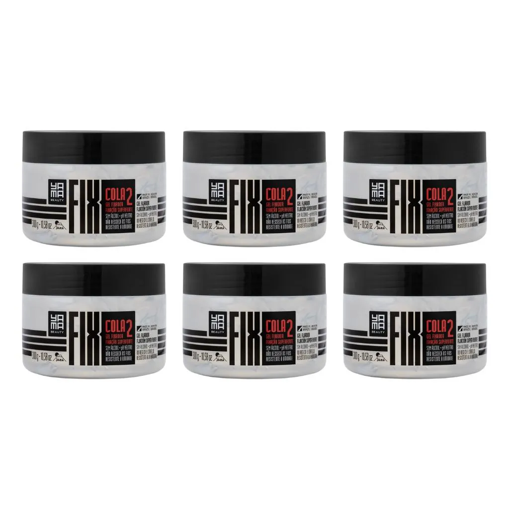 GEL FIXADOR YAMA FIX 300G COLA - KIT C/ 6UN