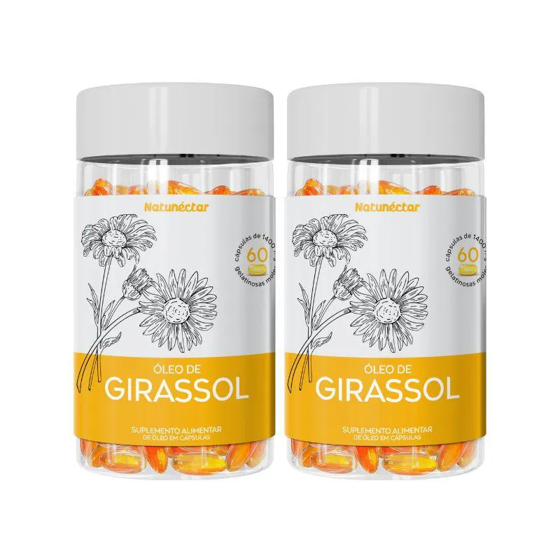 KIT ÓLEO DE GIRASSOL NATUNECTAR - 2 UNID (120 CáPSULAS)