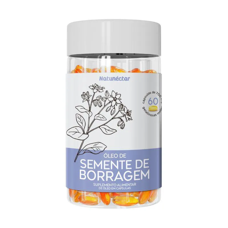 ÓLEO DE SEMENTE DE BORRAGEM NATUNECTAR - 60 CáPSULAS
