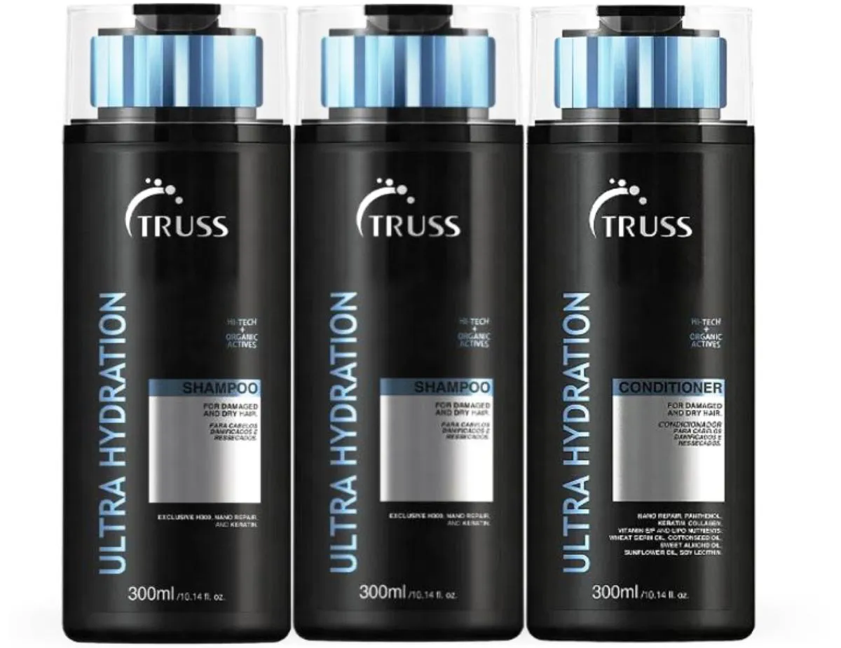 TRUSS ULTRA HYDRATION 2 SHAMPOO 300ML + 1 CONDICIONADOR 300ML