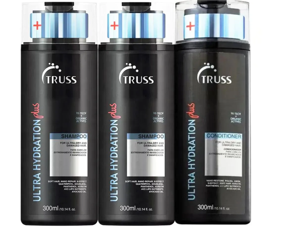 TRUSS ULTRA HYDRATION PLUS 2 SHAMPOO 300ML + 1 CONDICIONADOR 300ML