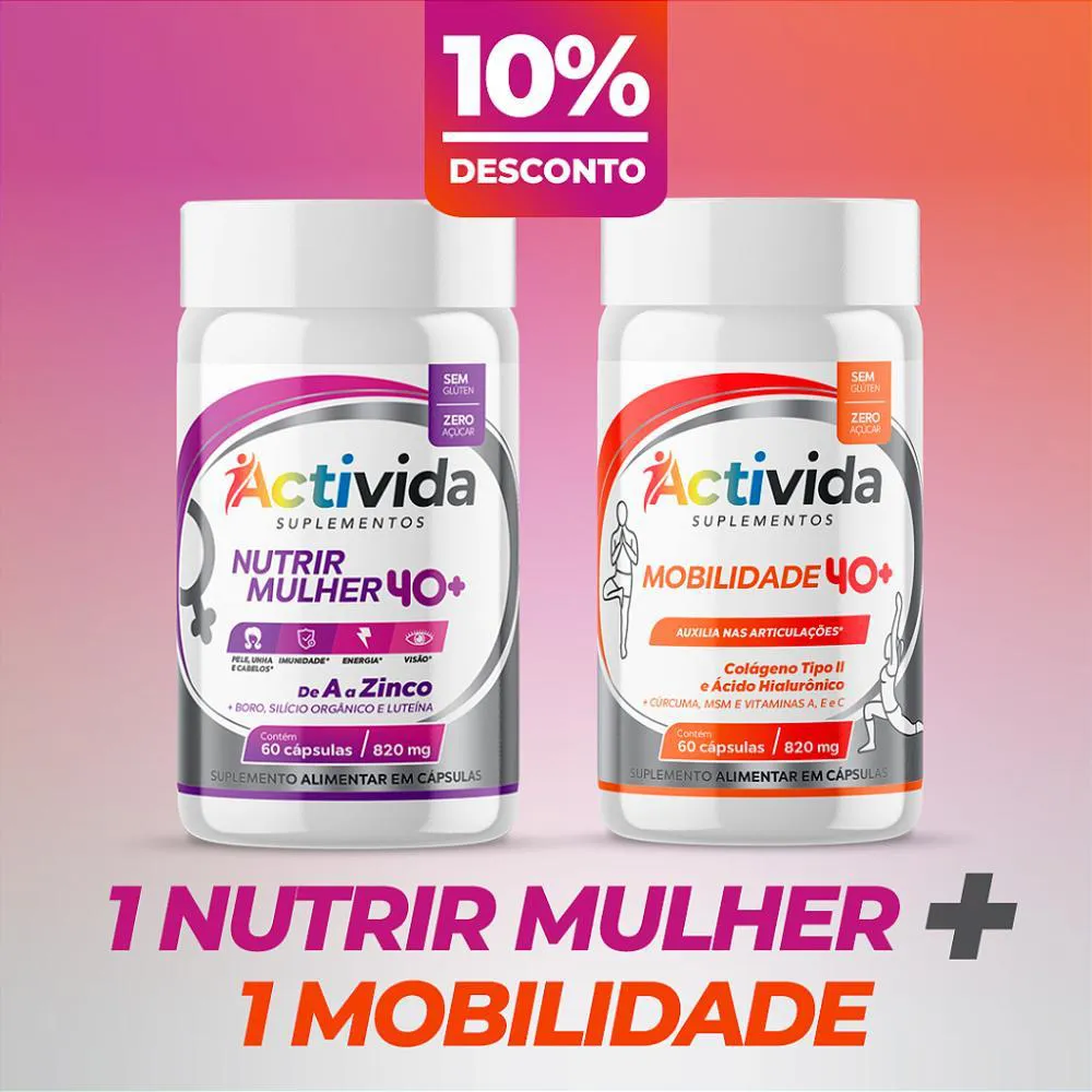 COMBO - 1 NUTRIR MULHER + 1 MOBILIDADE
