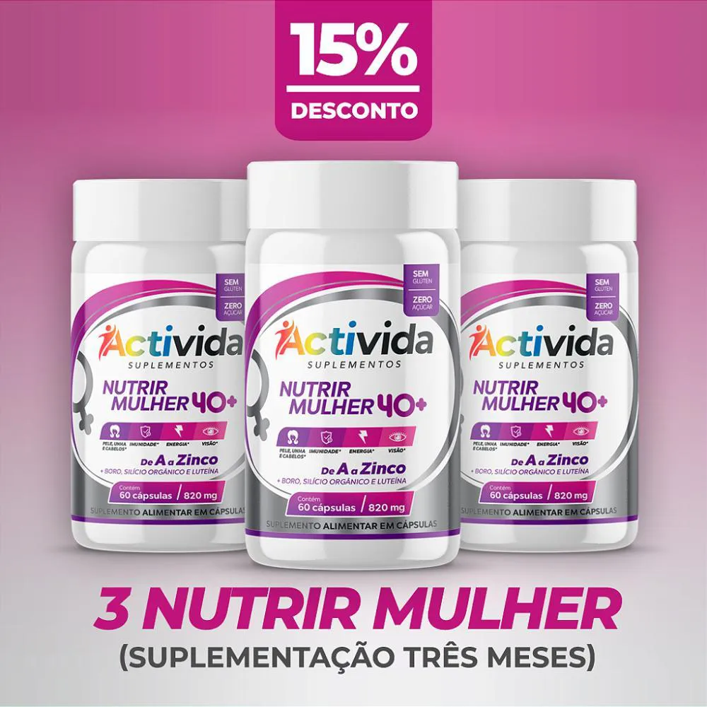 COMBO - 3 NUTRIR MULHER