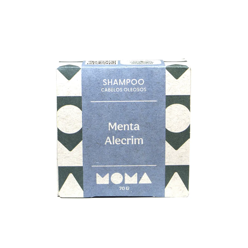 Shampoo em barra menta e alecrim 