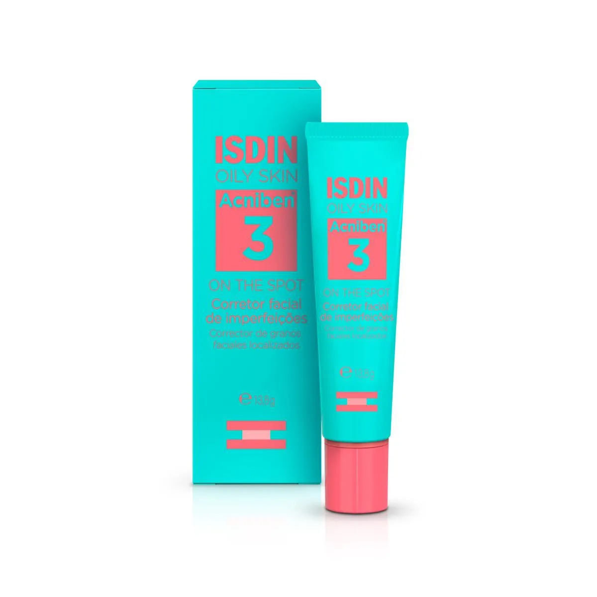Gel Secativo Para Espinhas Acniben 3 On The Spot Isdin 13,8g