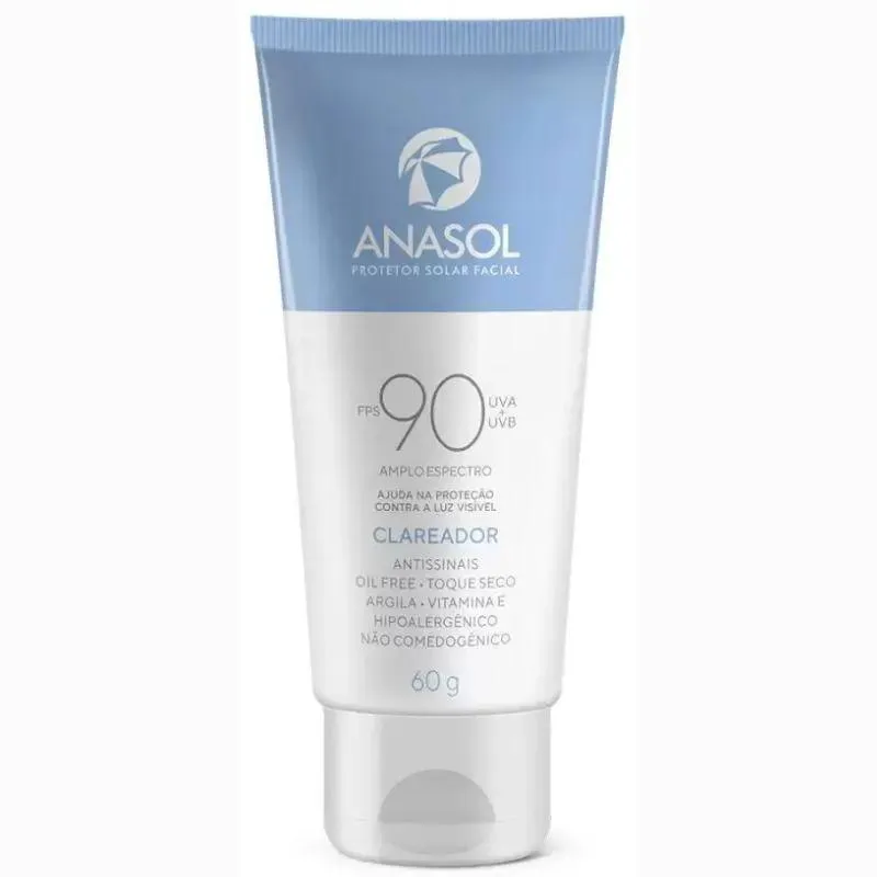 ANASOL PROTETOR SOLAR FACIAL CLAREADOR FPS 90 60G