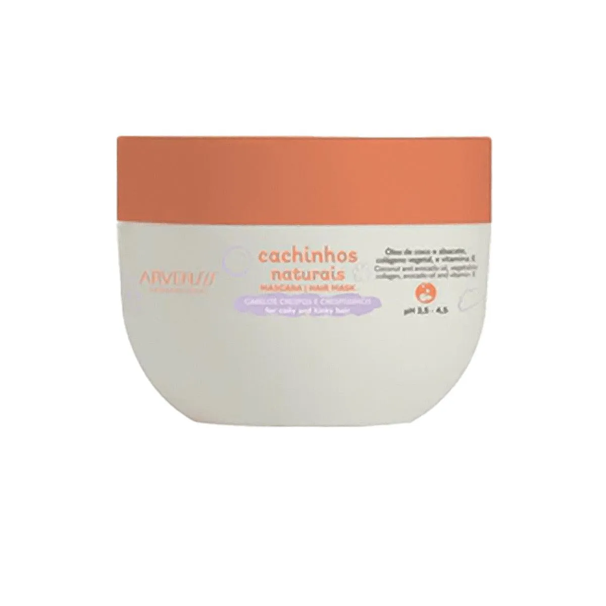 ARVENSIS CACHINHOS NATURAIS MáSCARA CRESPOS E CRESPISSIMOS 250G