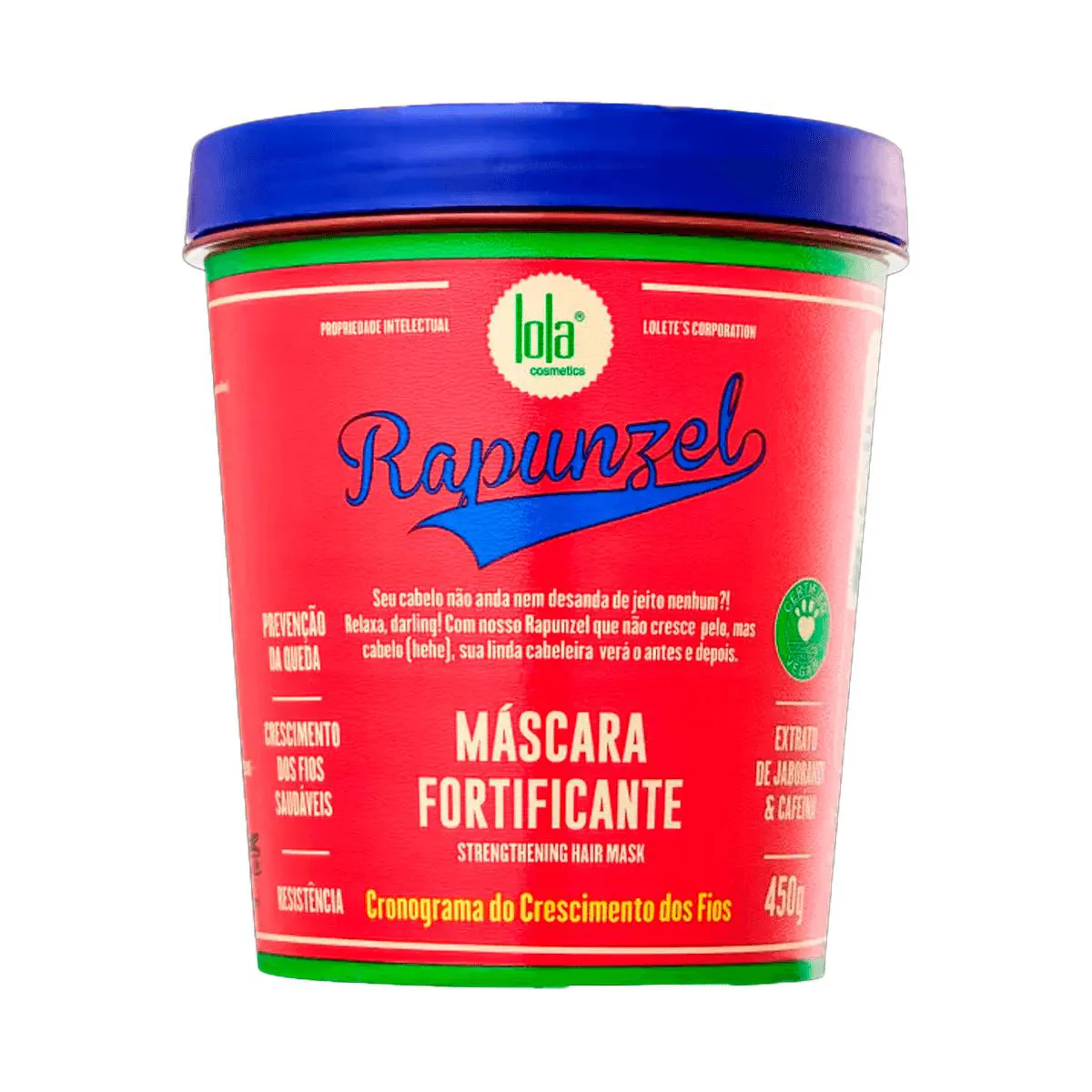 LOLA RAPUNZEL MáSCARA FORTIFICANTE 450G (7899572813384)