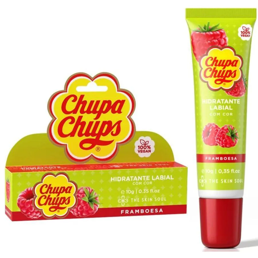 HIDRATANTE LABIAL CHUPA CHUPS FRAMBOESA 10G
