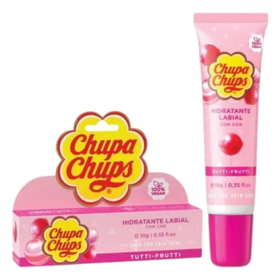 HIDRATANTE LABIAL CHUPA CHUPS TUTTI - FRUTTI 10G