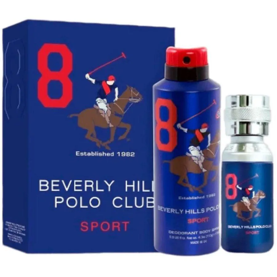 KIT BEVERLY HILLS FOR MEN Nº 8 ( PERFUME EDT 50ML + BODY SPRAY 175ML )