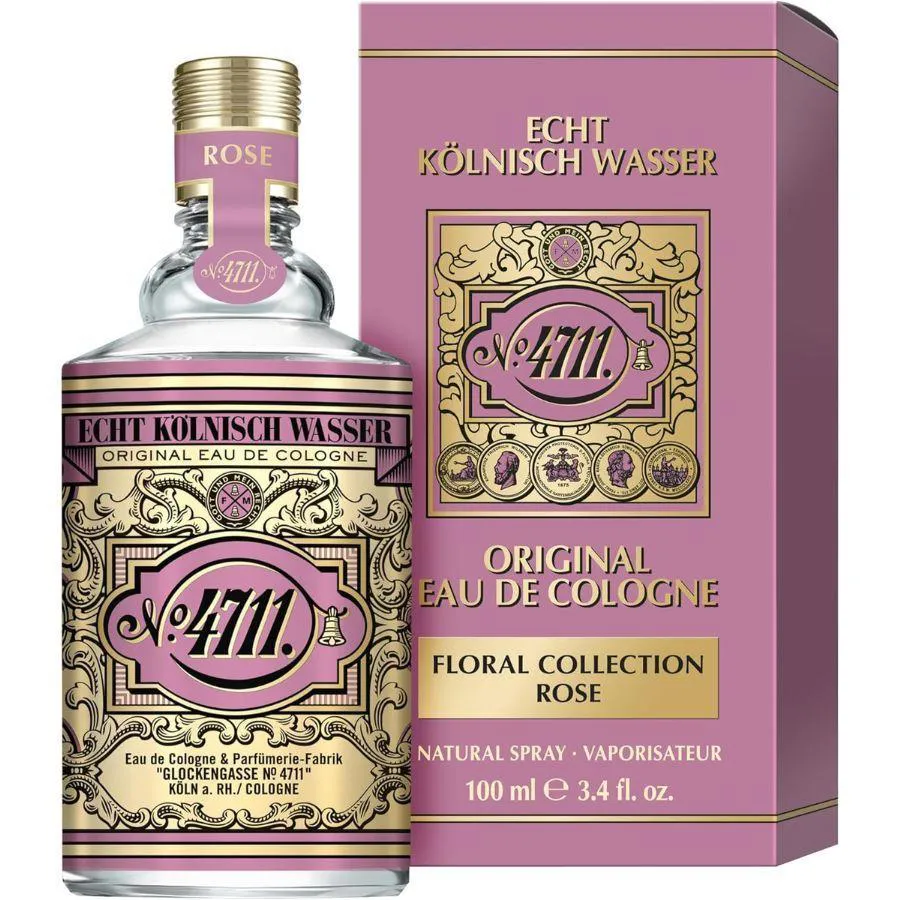 PERFUME 4711 ROSE FLORAL COLLECTION EAU DE COLOGNE 100ML
