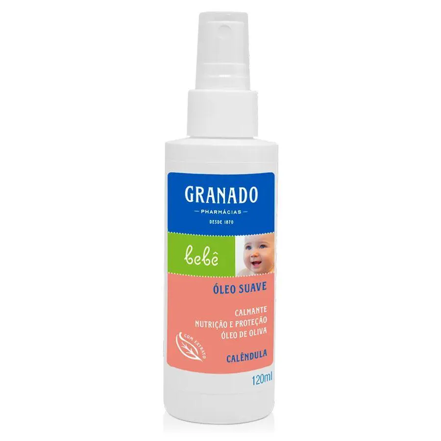 ÓLEO SUAVE BEBê CALêNDULA 120ML - GRANADO
