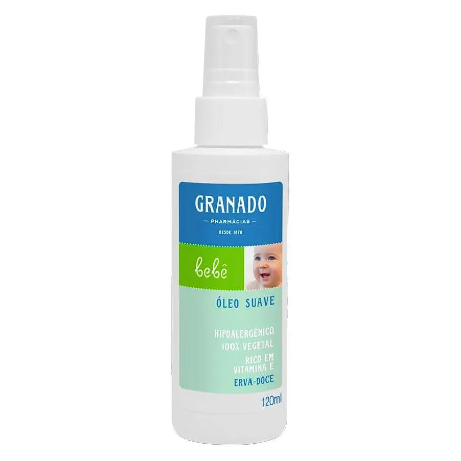 ÓLEO SUAVE BEBê ERVA DOCE 120ML - GRANADO