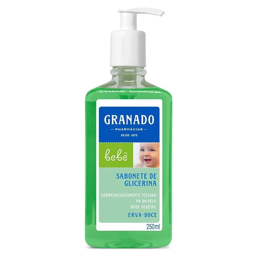 SABONETE LíQUIDO BEBê ERVA DOCE 250ML - GRANADO