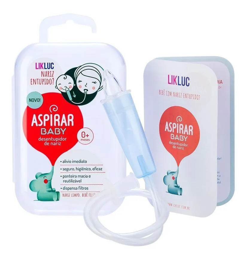 ASPIRADOR NASAL PARA BEBêS ASPIRAR BABY - LIKLUC Branco