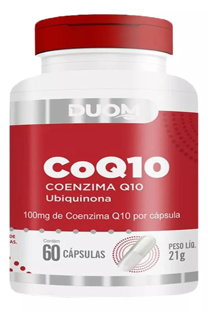 SUPLEMENTO COENZIMA Q10 UBIQUINONA ENERGIA DUOM 60CPS