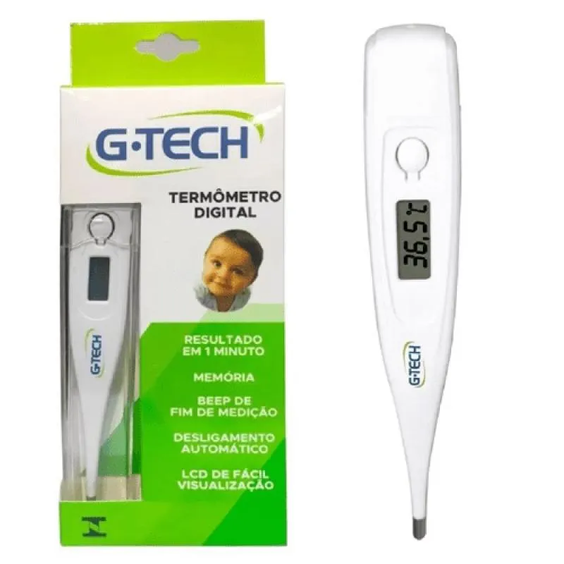 TERMôMETRO DIGITAL G-TECH RáPIDO RESULTADO EM 1MIN