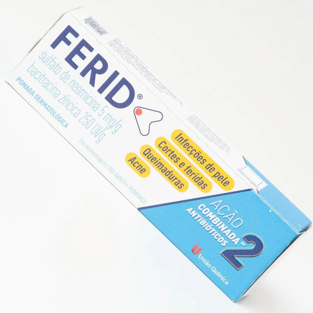 POMADA CICATRIZANTE FERID INFECçõES ACNE FERIDAS 10G