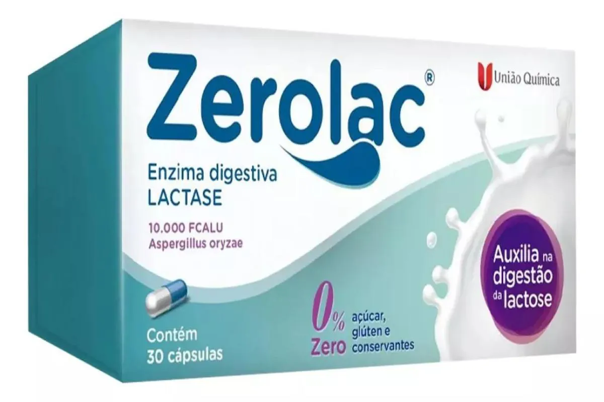 SUPLEMENTO ZEROLAC DIGESTãO LACTOSE 10000UFCC LACTASE 30CPS