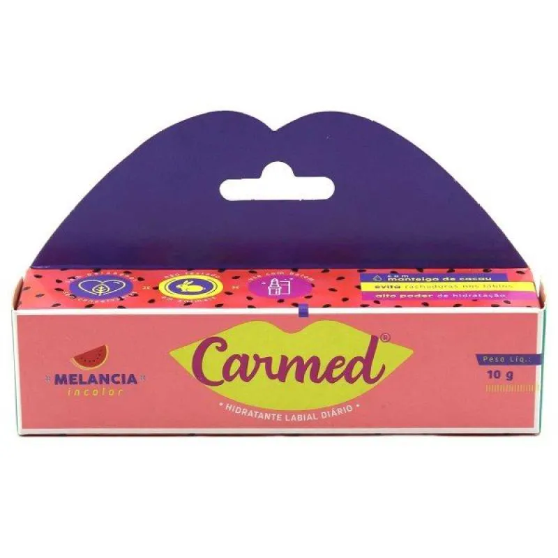HIDRATANTE LABIAL DIÁRIO CARMED SABOR MELANCIA 10G
