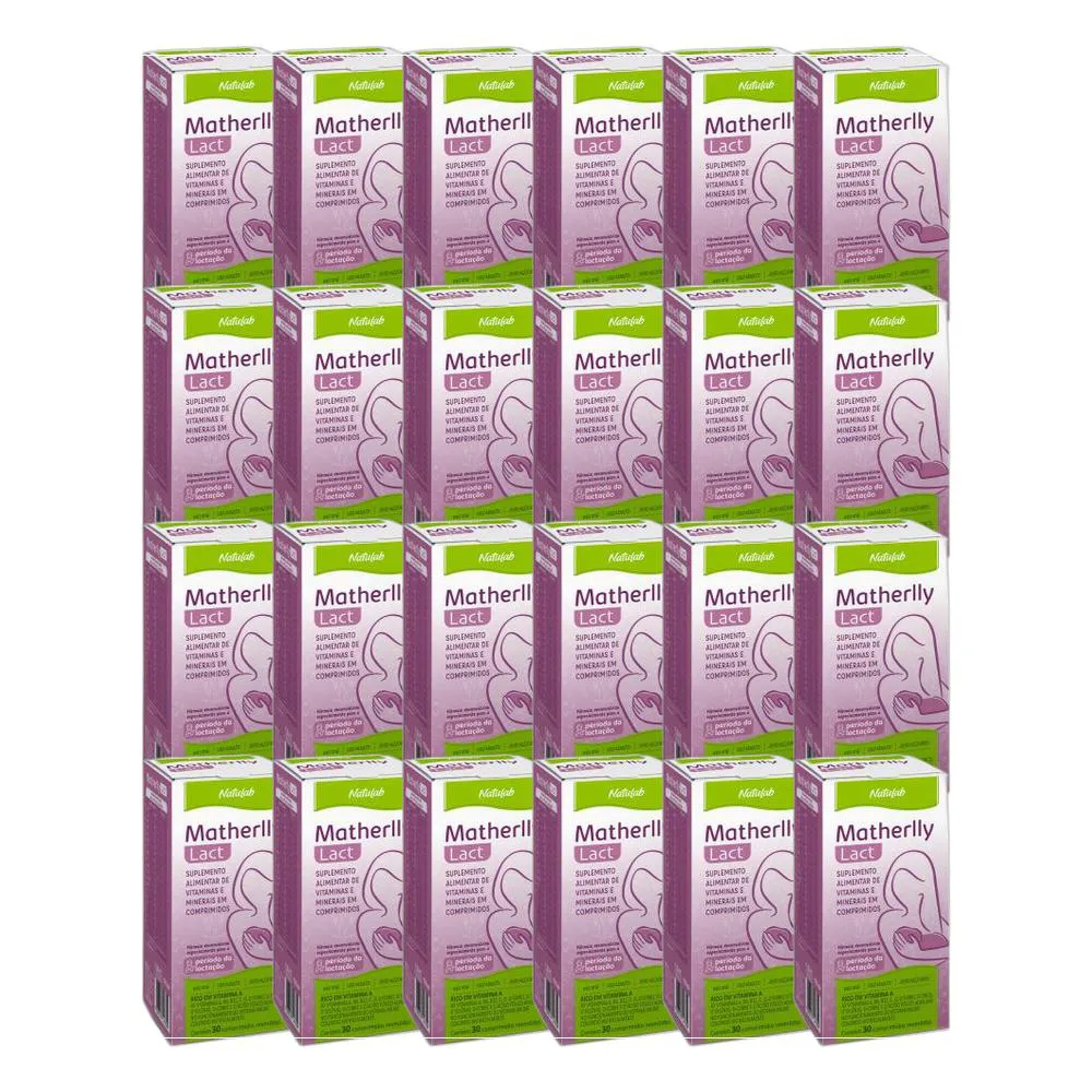 KIT 24X VITAMINA MATHERLLY LACT 30 CPR  - NATULAB