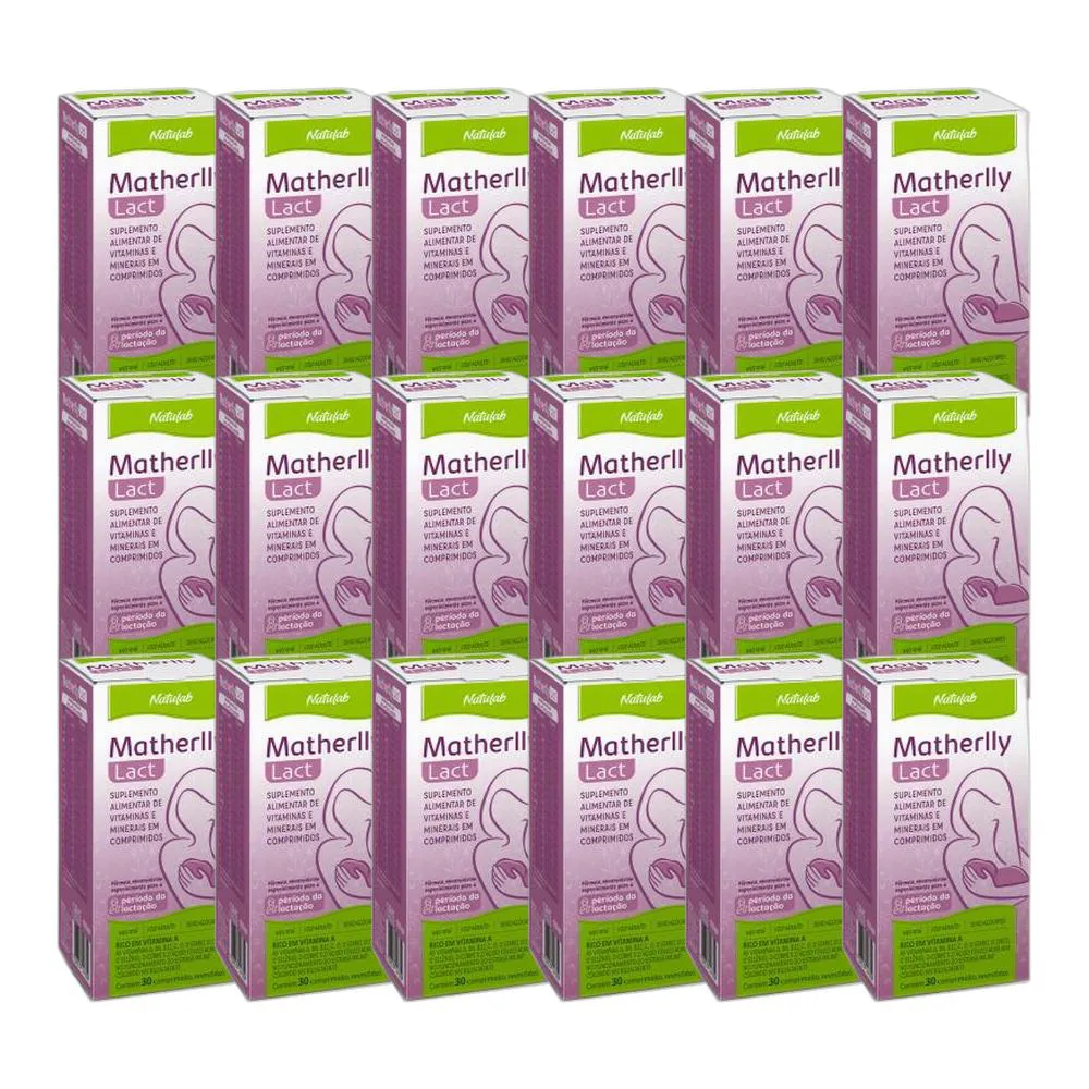 KIT 18X VITAMINA MATHERLLY LACT 30 CPR  - NATULAB