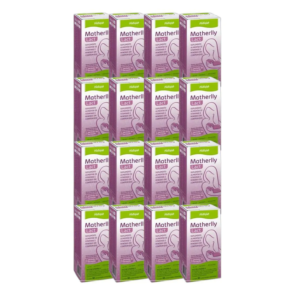 KIT 16X VITAMINA MATHERLLY LACT 30 CPR  - NATULAB