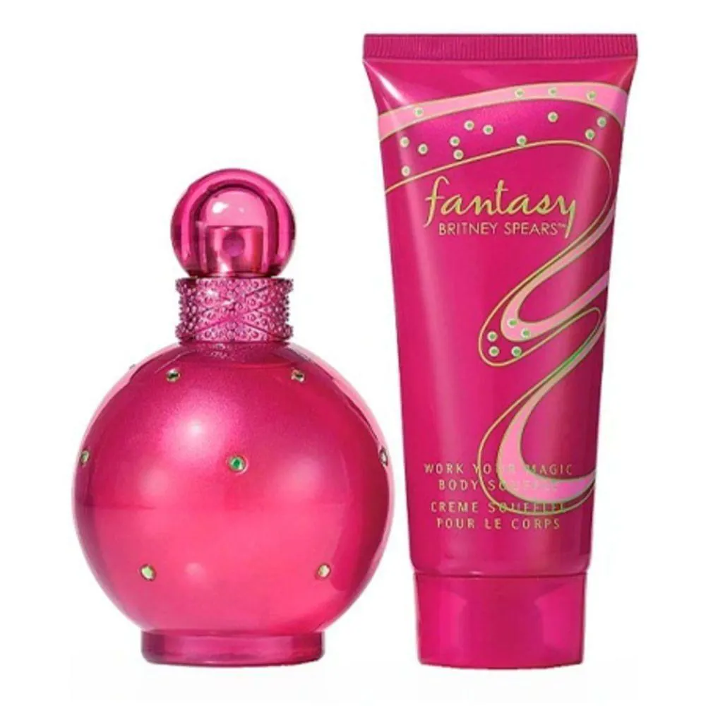 KIT BRITNEY SPEARS FANTASY EDP FEMININO 100ML + BODY SOUFFLE 100ML