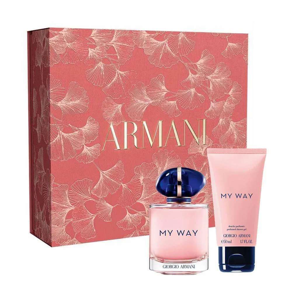 KIT GIORGIO ARMANI MY WAY EDP FEMININO 90ML - SG 50ML