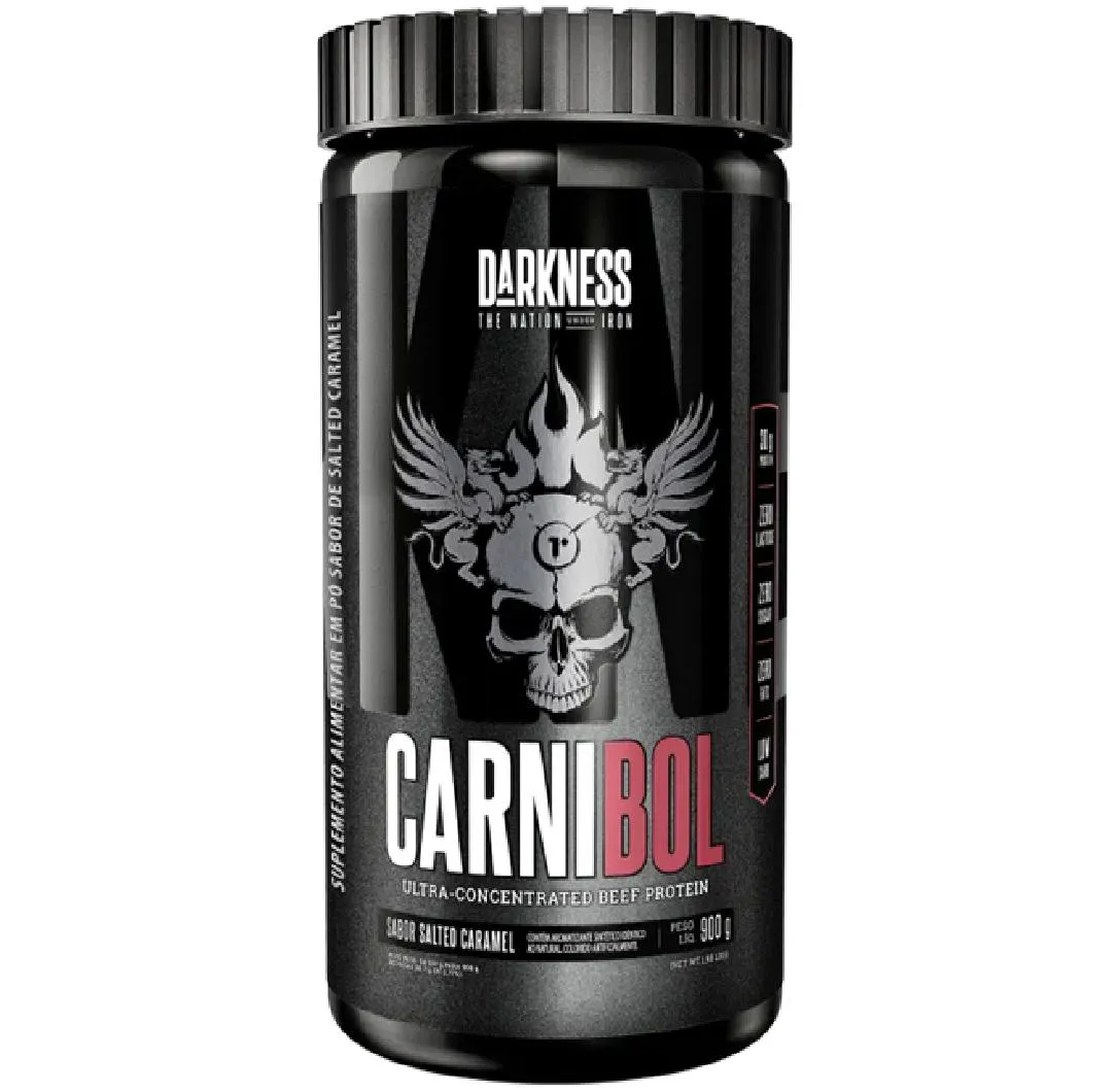 CARNIBOL (900G) DARKNESS SALTED CARAMEL (CARAMELO) - INTEGRALMéDICA