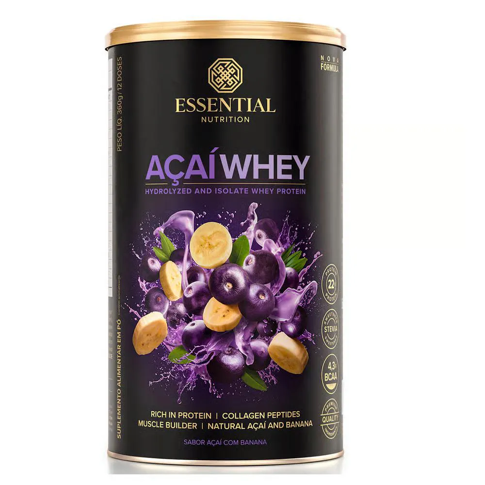 AçAí WHEY (420G) - ESSENTIAL NUTRITION