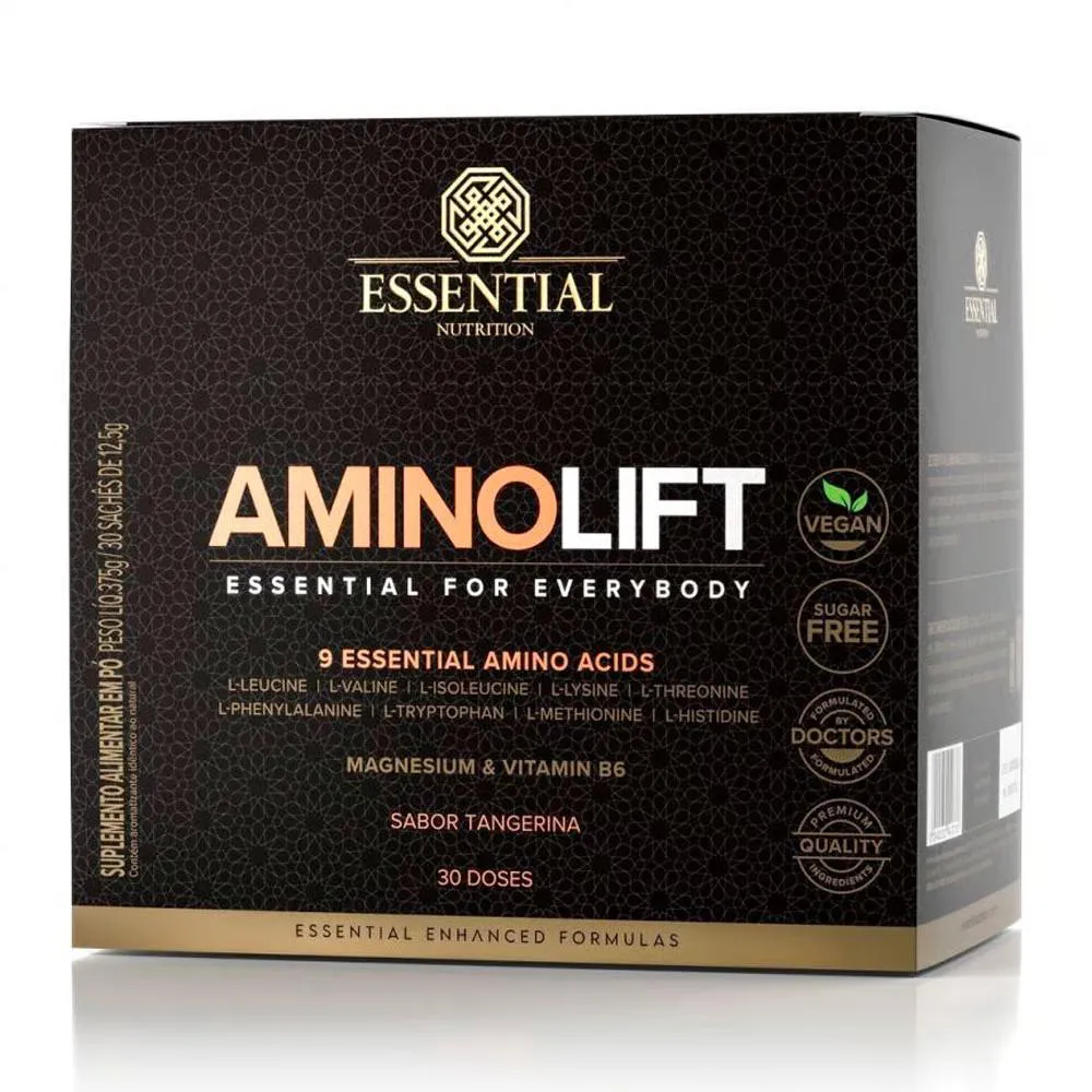 AMINOLIFT (CX C/30 SACHES) TANGERINA - ESSENTIAL NUTRITON
